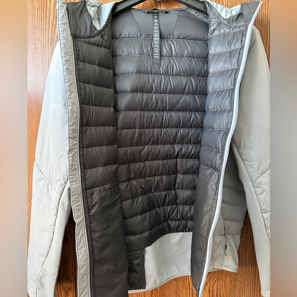 Lululemon Mens Gray Down For It All Hoodie XL - Picture 6 of 11